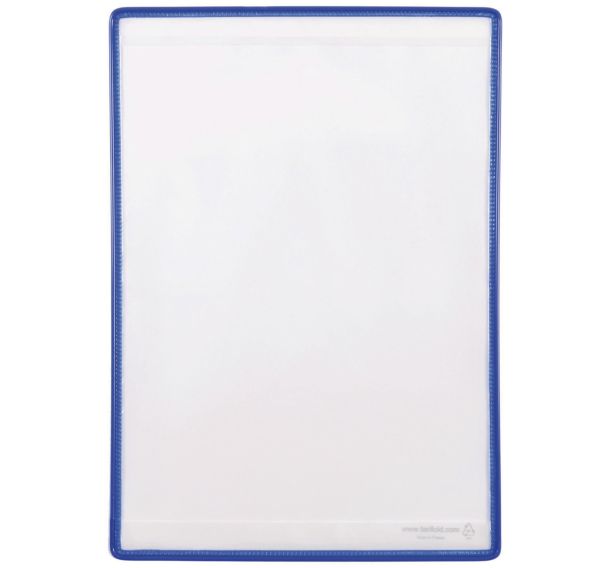 Lot de 5 Pochettes d'affichage adhésive - A4 vertical - Bleu