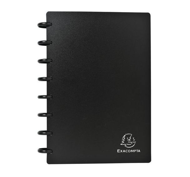 Lot de 5 Porte-cartes de visite à anneaux et pochettes détachables A5
