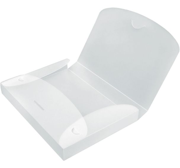 Lot de 5 Porte-document Trend A5: 25 mm: encoche: transparent