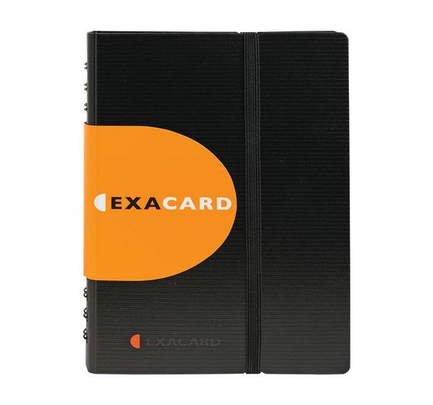 Lot de 5 Porte cartes de visite à pochettes détachables Exacard