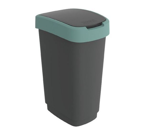 Lot de 5 Poubelle Twist 10L vert