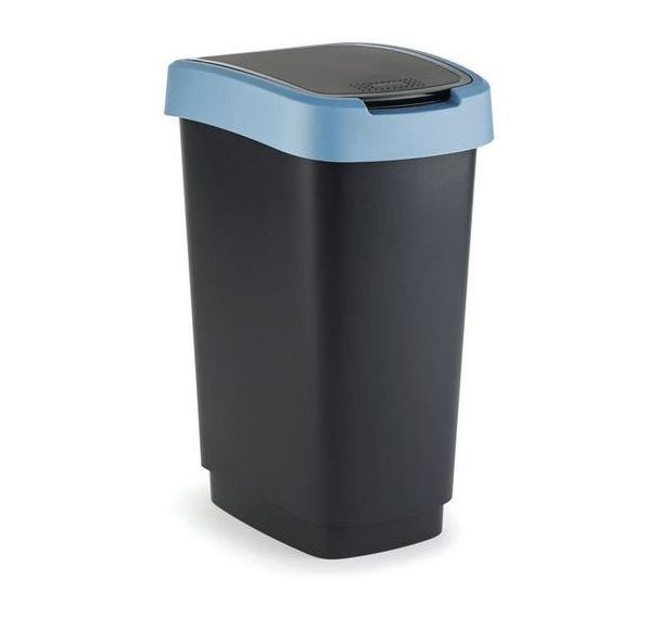 Lot de 5 Poubelle Twist 25L bleu