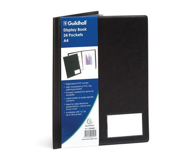 Lot de 5 Protège-document premium en polyvinyl chloride à 48 vues