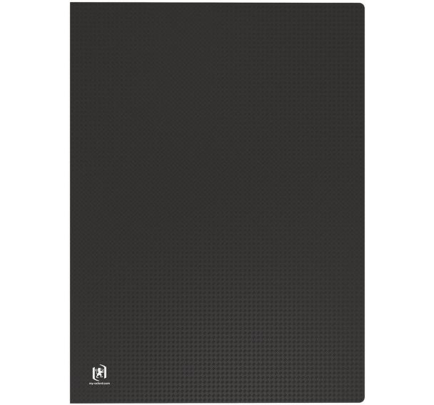 Lot de 5 Protège documents Oxford Memphis A3 40 vues Polypro - Noir