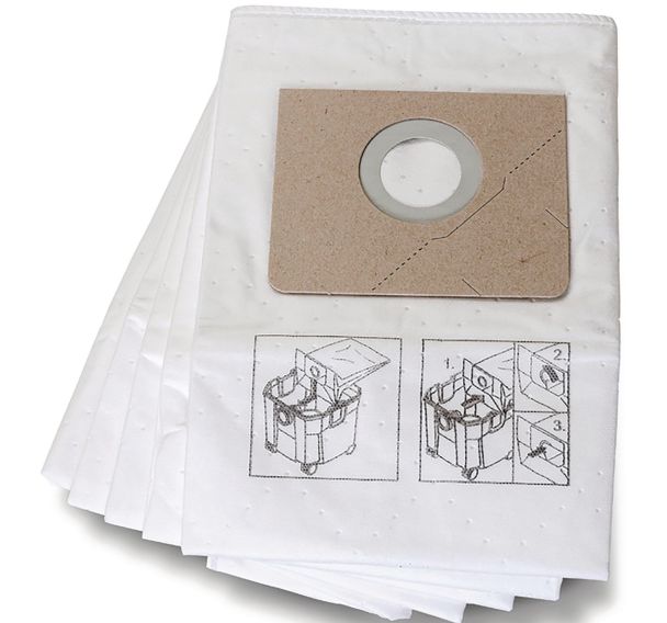 Lot de 5 Sac filtrant Premium en matériau non tissé