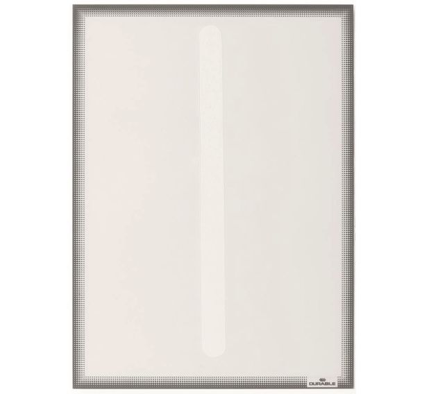 Lot de 5 Sachet de 5 pochettes d'affichage vitrostatique A4 gris ant