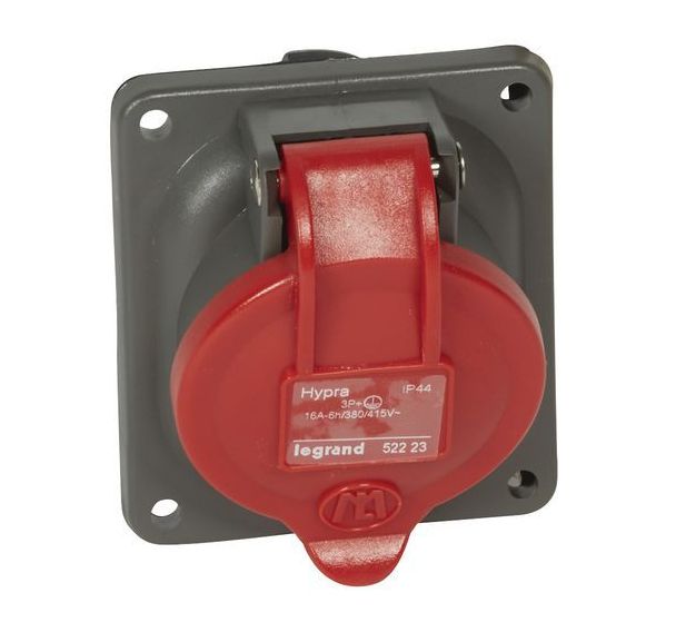 Lot de 5 Socle tableau 16A 3P+T 400V PLAS IP44