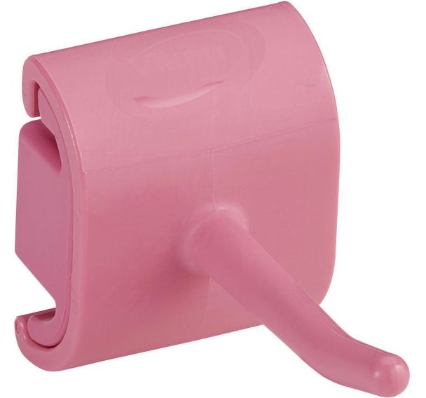 Lot de 5 Support mural hygiénique - Crochet simple - 4,15cm - Rose