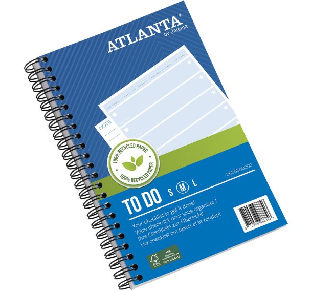 Lot de 5 To Do Medium: 100% papier recyclé