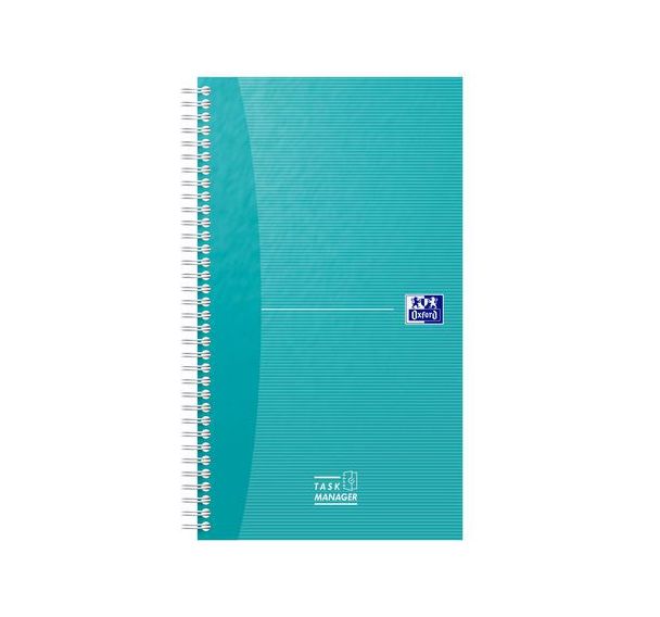 Lot de 5 To Do Planner Carnet de tâches TaskManager 141X246 230P Aqua