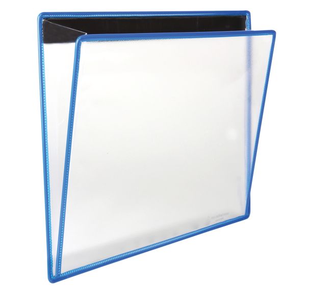 Lot de 5 Vide-poches A4 magnétique - Bleu - Tarifold