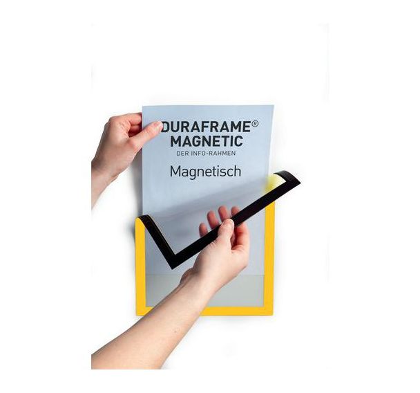 Cadre affichage Duraframe® Magnétic A4 - Lot de 5 - Durable