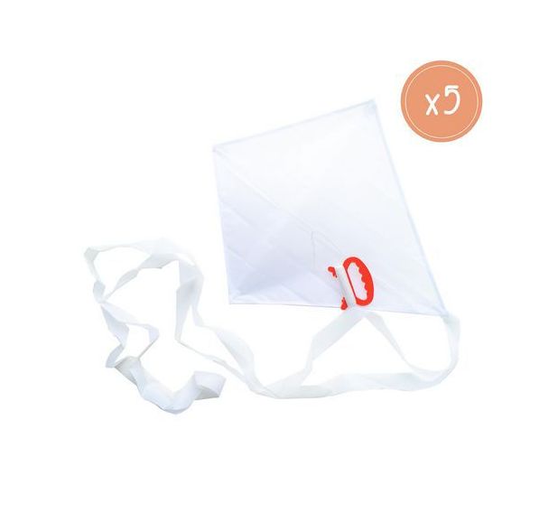 Lot de 5 cerfs-volants en nylon à personnaliser