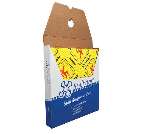 Lot de 5 feuilless absorbantes universel en distributeur jaune