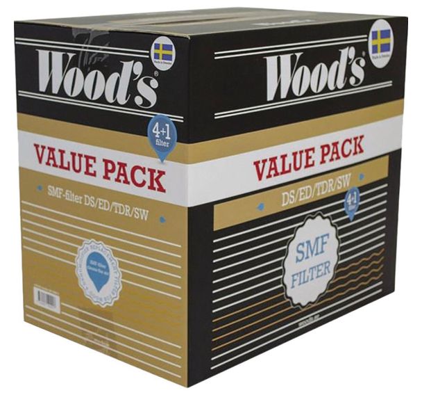 Lot de 5 filtres SMF pour déshumidificateur SW / DS / ED / TDR WOOD'S