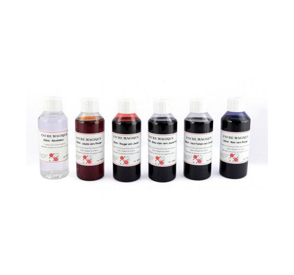 Lot de 5 flacons 250 ml encre magique