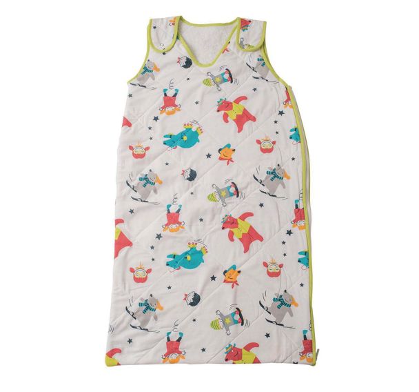 Lot de 5 gigotières été coton imprimé Ours doublé éponge Centex