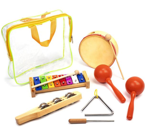 Lot de 5 instruments de musique