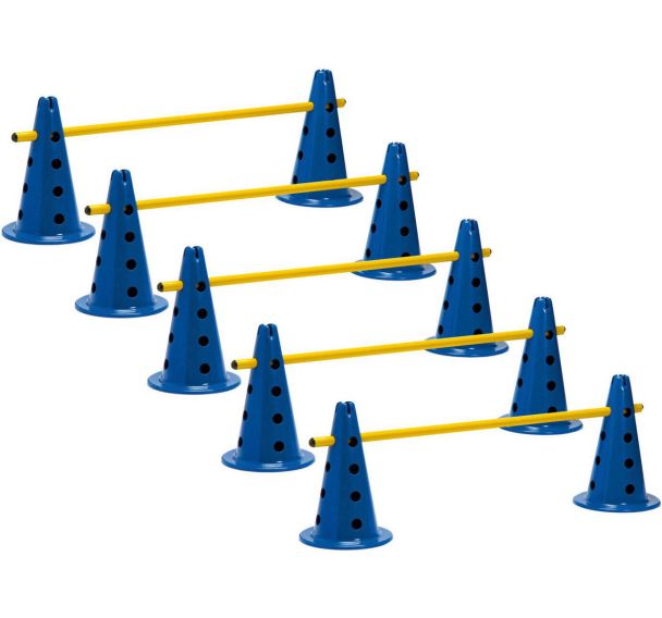 Lot de 5 mini-haies cones 35cm hauteur:6-14-21-28 cm