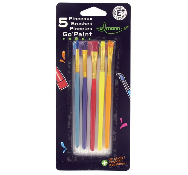 Lot de 5 pinceaux