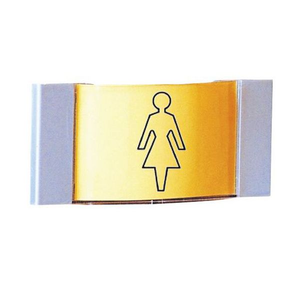 Lot de 5 plaques de porte SExTAN 55x100mm