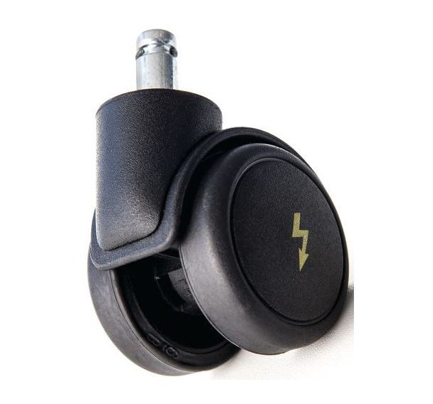 Lot de 5 roulettes auto-bloquantes ESD - Bimos