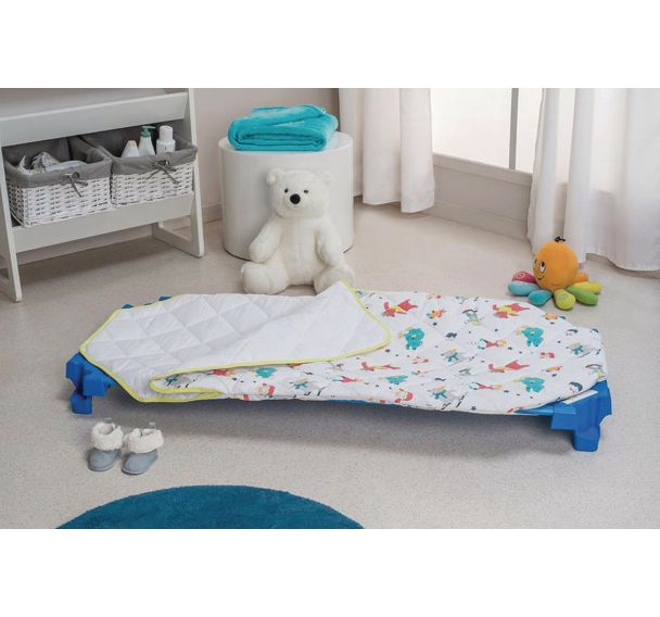 Lot de 5 sacs de couchage coton imprimé Ours 65 x 150 cm