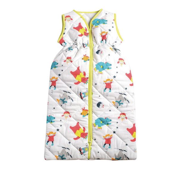Lot de 5 turbulettes matelassées coton imprimé Ours Centex