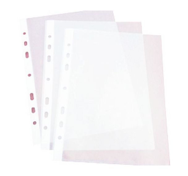 Lot de 600 Pochette perforée, A5, film PP, grainé