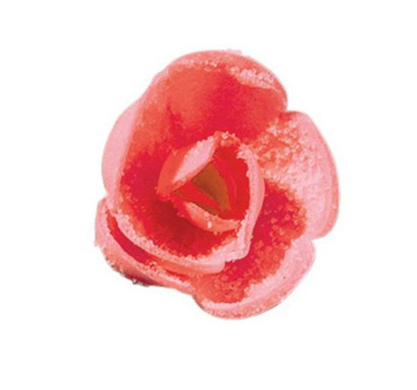 Lot de 60 Décor comestible rose cristallisée