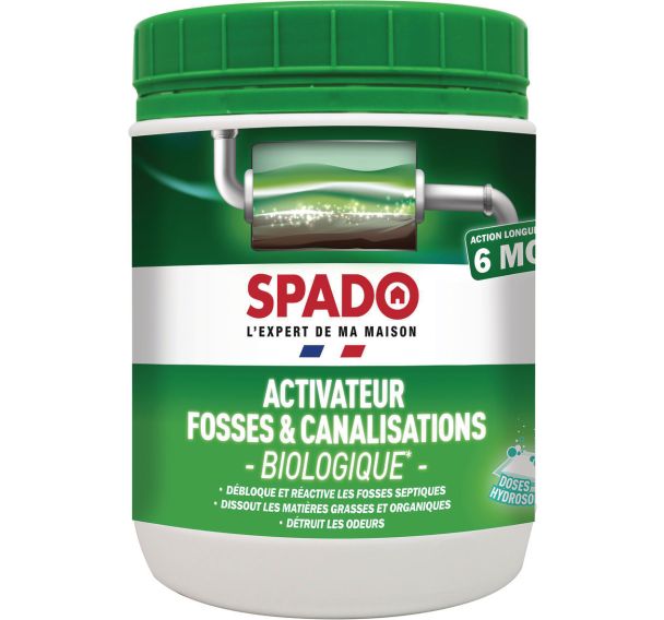 Lot de 6 Activateur fosses septiques bio boite de 24 sachets