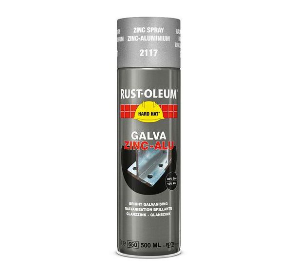 Lot de 6 Aerosol Galvanisation Zinc-Alu 500mL