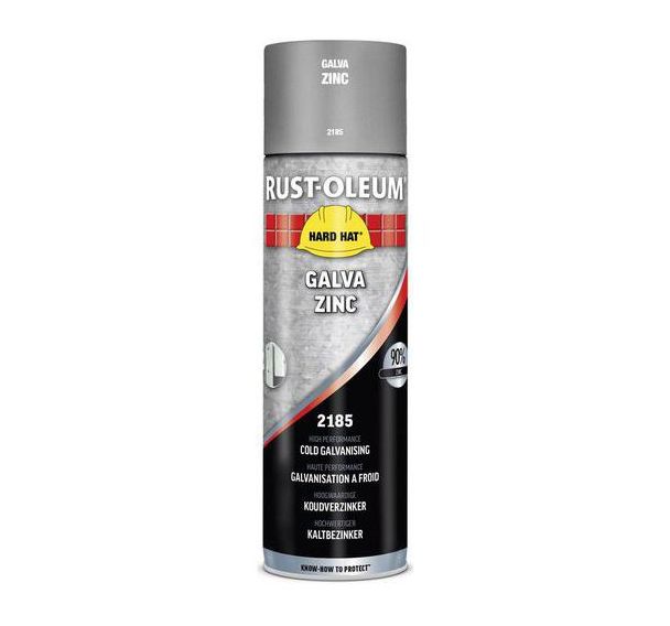 Lot de 6 Aerosol Galvanisation Zinc 500mL