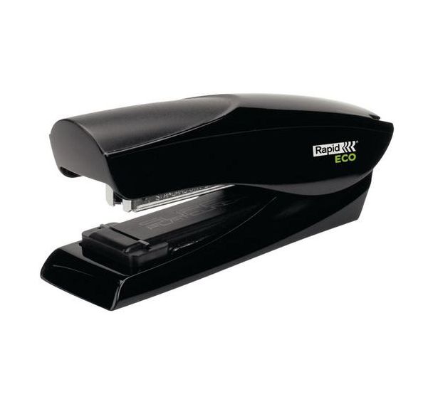 Lot de 6 Agrafeuse de bureau ECO HS flat clinch. Boîte Noir