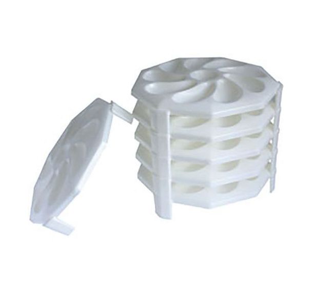 Lot de 6 Assiette à huîtres en lot de 6 empilables