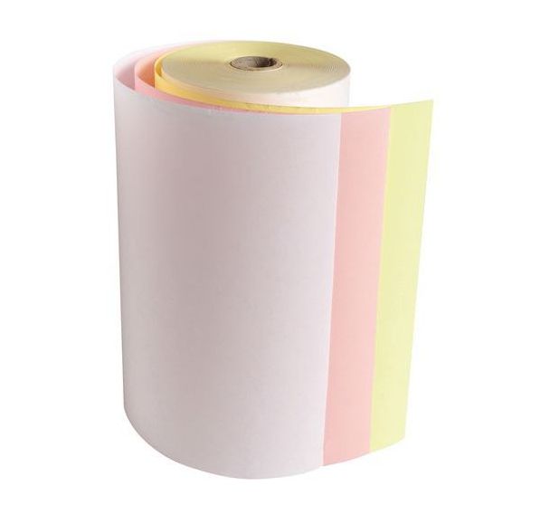 Lot de 6 Bobine Télex 210x120x25x47 - 3 plis chimique autocopiant