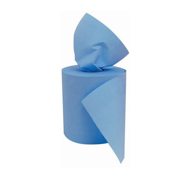 Lot de 6 Bobine d'essuyage Maxi - bleue