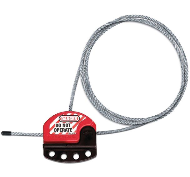 Lot de 6 Câble de consignation ajustable - 460 cm