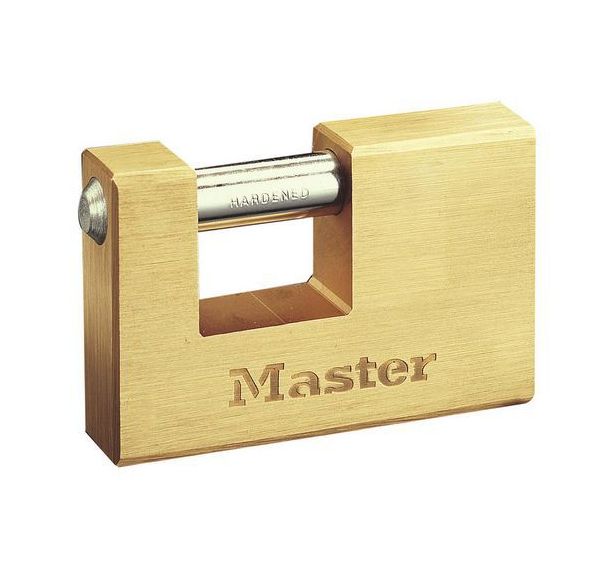 Lot de 6 Cadenas à clés en laiton rectangulaire 608EURD - Master Lock