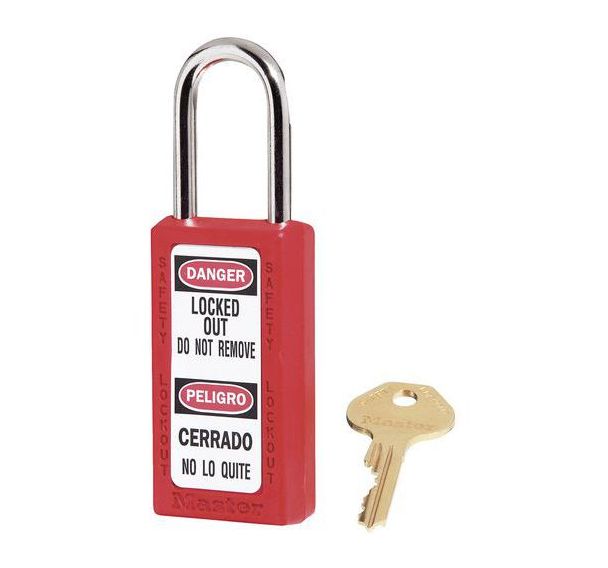 Lot de 6 Cadenas de consignation corps haut - Anse acier - Rouge