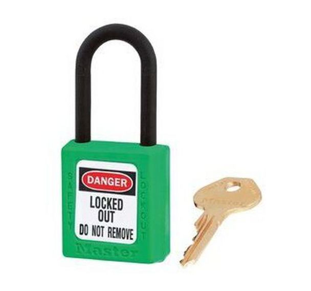 Lot de 6 Cadenas s'entrouvrant - Anse nylon diélectrique - Vert