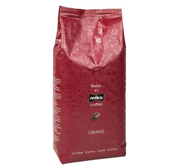 Lot de 6 Café Miko Forte en grains 1kg