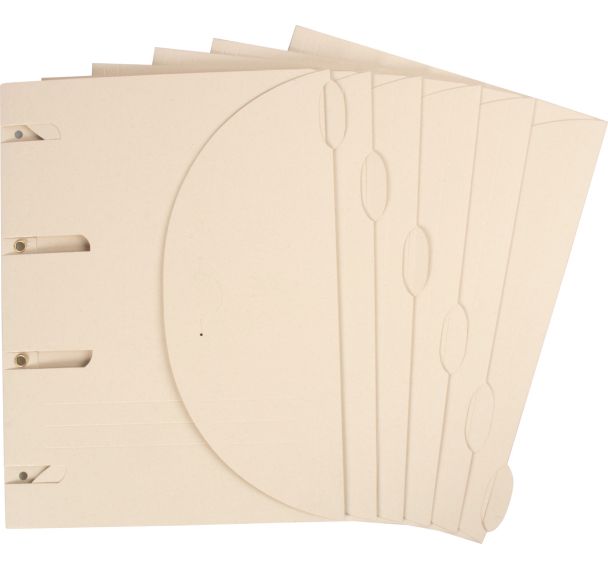Lot de 6 Chemise Smartfolder - tree free - pack de 6 - A4 - Beige