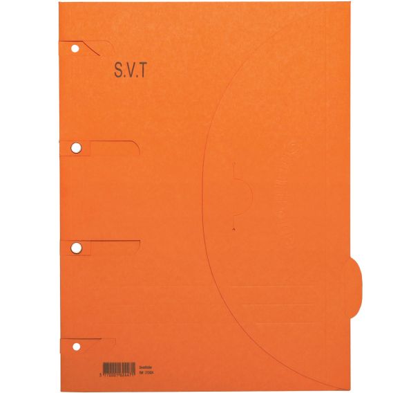 Lot de 6 Chemise perforée Smartfolder - SVT - A4