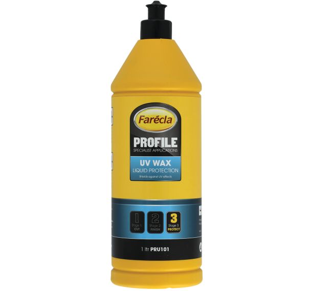 Lot de 6 Cire Farecla Profile anti UV Wax 1L
