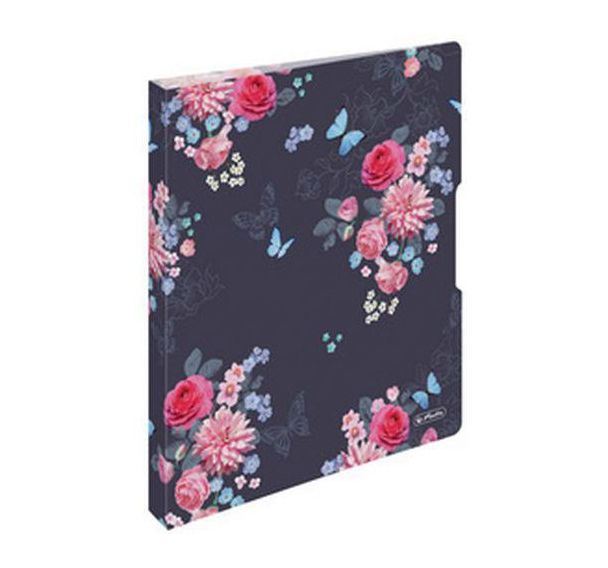 Lot de 6 Claaseur à anneaux easy orga to go Ladylike ''Flowers''