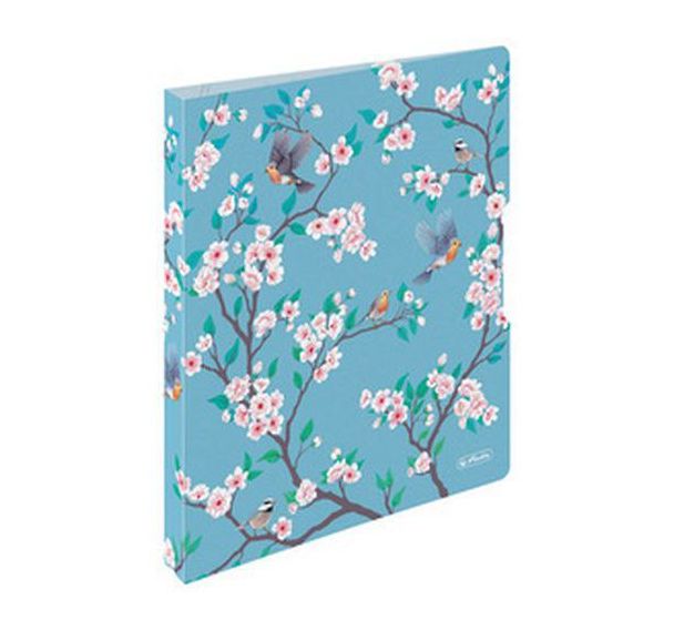 Lot de 6 Classeur à anneaux easy orga to go Ladylike ''Birds''