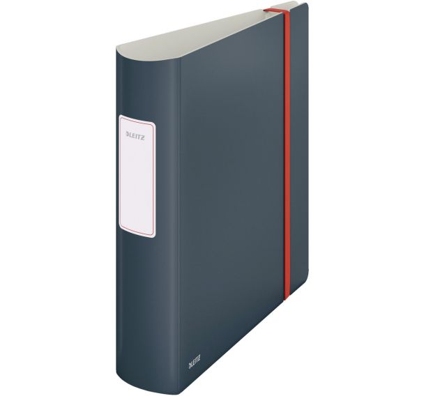 Lot de 6 Classeur levier Active Cosy 82 mm - gris - Leitz