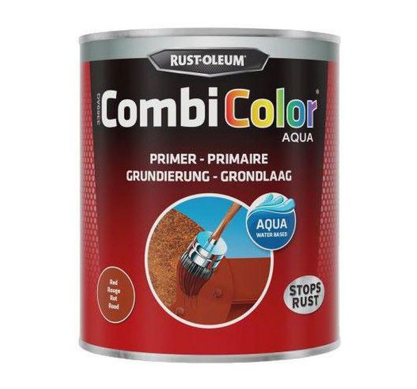 Lot de 6 CombiPrimer Aqua 750mL Primaire Antirouille Rouge