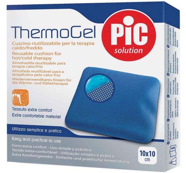 Lot de 6 Compresses réutilisables chaud-froid 10 x 10 cm